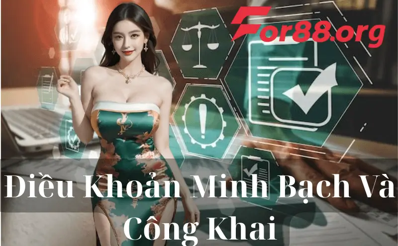 FOR88 luôn cập nhật điều khoản minh bạch và công khai
